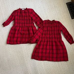Matching girls Christmas Dresses